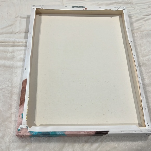 MALLARD DUCK WITH TIARA AND BOA CANVAS WALL ART - Picture 2 of 5